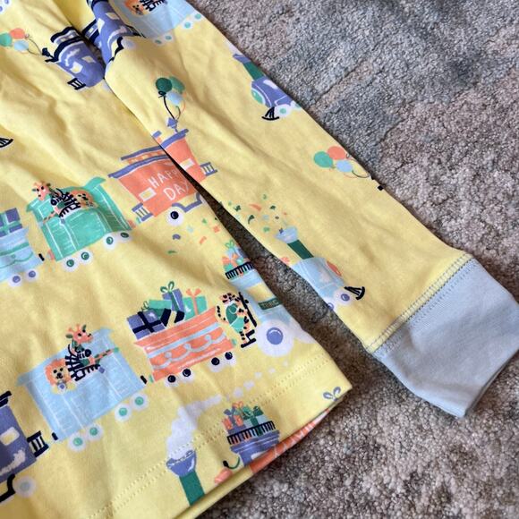 TBBC Sutton's Sweet Dream Pajamas Set Party Train with Buckhead Blue 8 NWOT - Picture 4 of 9